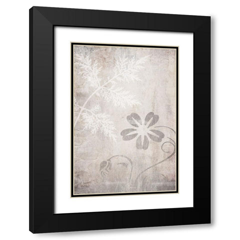Decortive Pattern Black Modern Wood Framed Art Print with Double Matting by LightBoxJournal