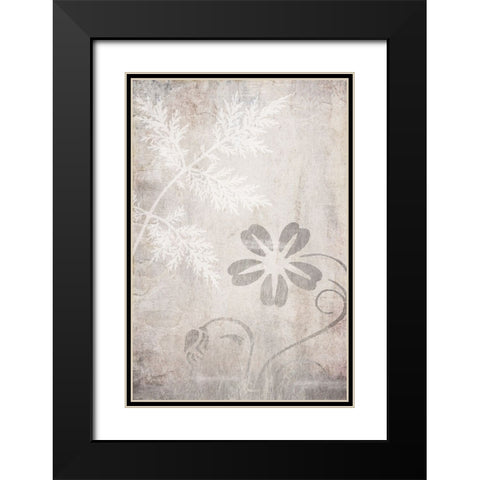 Decortive Pattern Black Modern Wood Framed Art Print with Double Matting by LightBoxJournal
