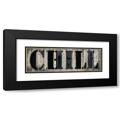 Country Sign 1 Black Modern Wood Framed Art Print with Double Matting by LightBoxJournal