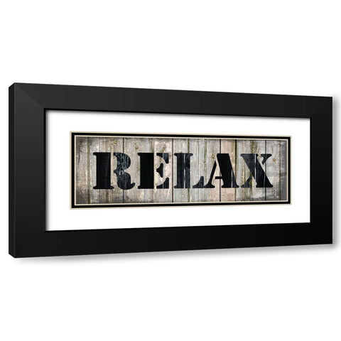 Country Sign 3 Black Modern Wood Framed Art Print with Double Matting by LightBoxJournal