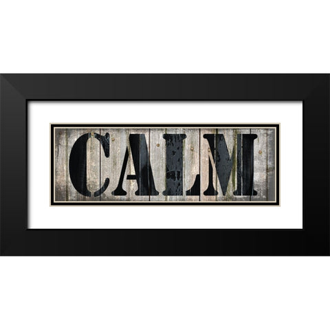 Country Sign 5 Black Modern Wood Framed Art Print with Double Matting by LightBoxJournal