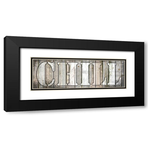 Country Sign V1 1 Black Modern Wood Framed Art Print with Double Matting by LightBoxJournal