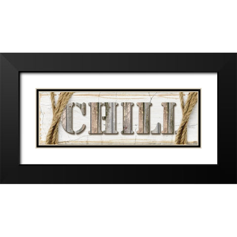 Country Wood Sign V3 3 Black Modern Wood Framed Art Print with Double Matting by LightBoxJournal