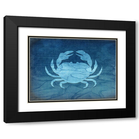 Gypsy Blue Cyanotype V4 Black Modern Wood Framed Art Print with Double Matting by LightBoxJournal