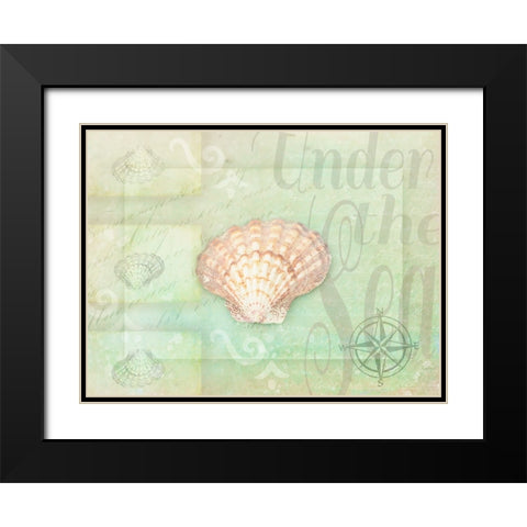 Gypsy Sea Green 1 Black Modern Wood Framed Art Print with Double Matting by LightBoxJournal