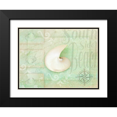 Gypsy Sea Green 2 Black Modern Wood Framed Art Print with Double Matting by LightBoxJournal