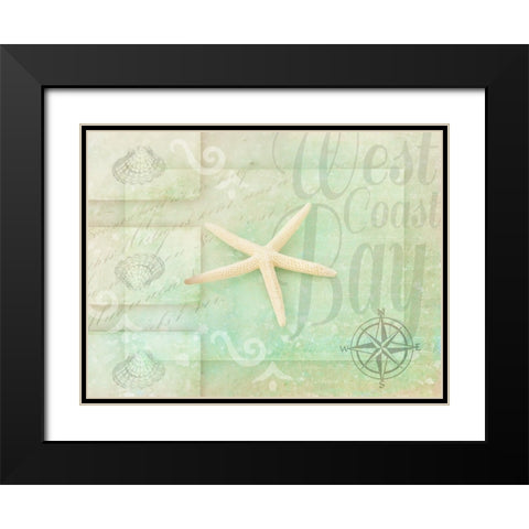 Gypsy Sea Green 3 Black Modern Wood Framed Art Print with Double Matting by LightBoxJournal