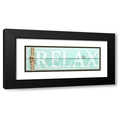 Gypsy Sea Sign V1 1 Black Modern Wood Framed Art Print with Double Matting by LightBoxJournal