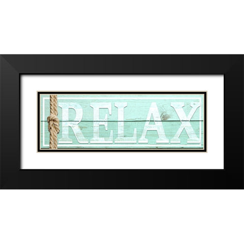 Gypsy Sea Sign V1 1 Black Modern Wood Framed Art Print with Double Matting by LightBoxJournal