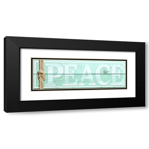 Gypsy Sea Sign V1 4 Black Modern Wood Framed Art Print with Double Matting by LightBoxJournal