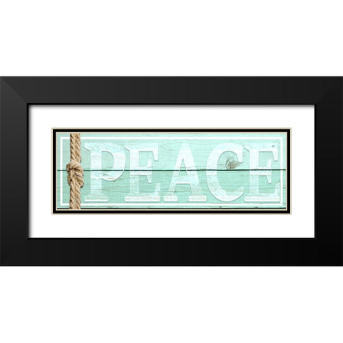 Gypsy Sea Sign V1 4 Black Modern Wood Framed Art Print with Double Matting by LightBoxJournal