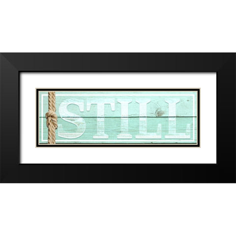 Gypsy Sea Sign V1 5 Black Modern Wood Framed Art Print with Double Matting by LightBoxJournal