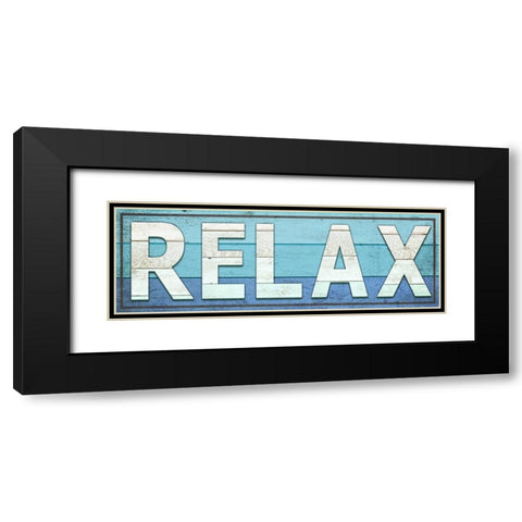 Gypsy Sea Sign V2 1 Black Modern Wood Framed Art Print with Double Matting by LightBoxJournal