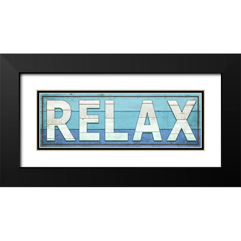 Gypsy Sea Sign V2 1 Black Modern Wood Framed Art Print with Double Matting by LightBoxJournal