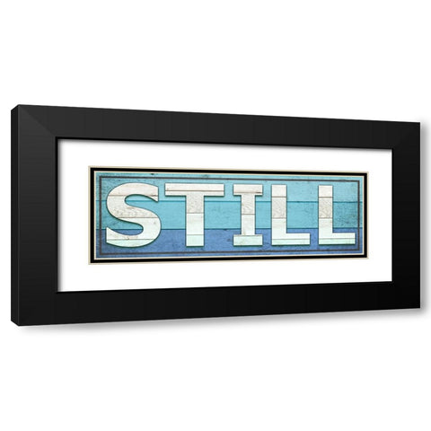 Gypsy Sea Sign V2 4 Black Modern Wood Framed Art Print with Double Matting by LightBoxJournal