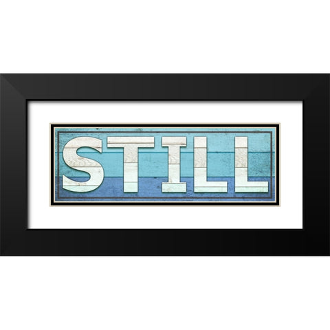 Gypsy Sea Sign V2 4 Black Modern Wood Framed Art Print with Double Matting by LightBoxJournal