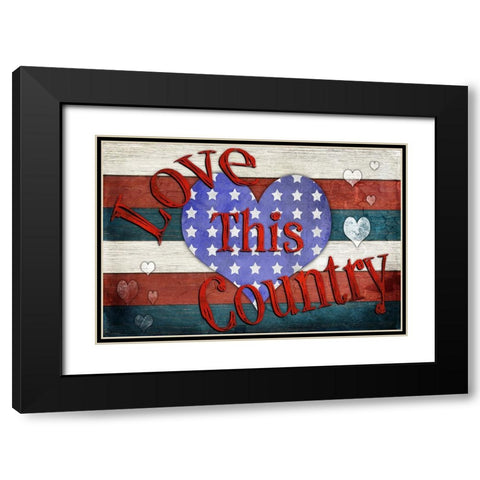 American Freedom Collection 2 Black Modern Wood Framed Art Print with Double Matting by LightBoxJournal