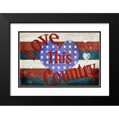 American Freedom Collection 2 Black Modern Wood Framed Art Print with Double Matting by LightBoxJournal