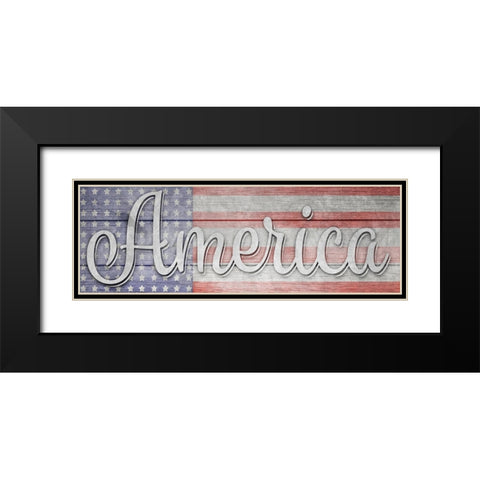 American Workshop Series 3 V6 Signs 3 Black Modern Wood Framed Art Print with Double Matting by LightBoxJournal