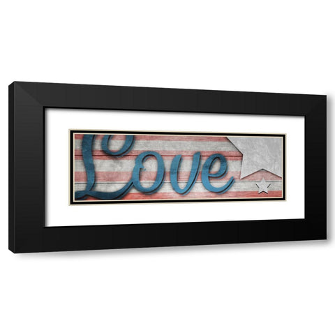 American Workshop Series 3 V6 Signs 22 Black Modern Wood Framed Art Print with Double Matting by LightBoxJournal