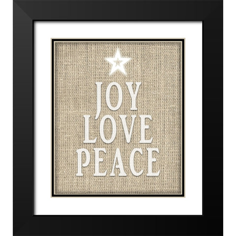 Personalized Christmas Sign V33 V1 Black Modern Wood Framed Art Print with Double Matting by LightBoxJournal