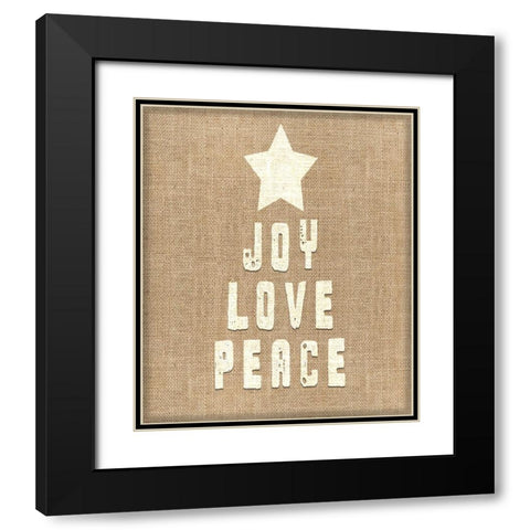 Personalized Christmas Sign V33 V2 Black Modern Wood Framed Art Print with Double Matting by LightBoxJournal