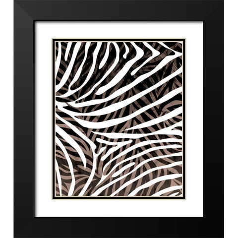 Animal_SurfacePattern V1 16 Black Modern Wood Framed Art Print with Double Matting by LightBoxJournal