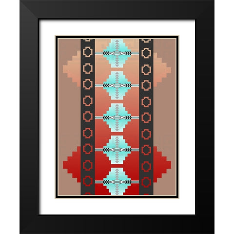 Colors of the SouthWest 4 Black Modern Wood Framed Art Print with Double Matting by LightBoxJournal
