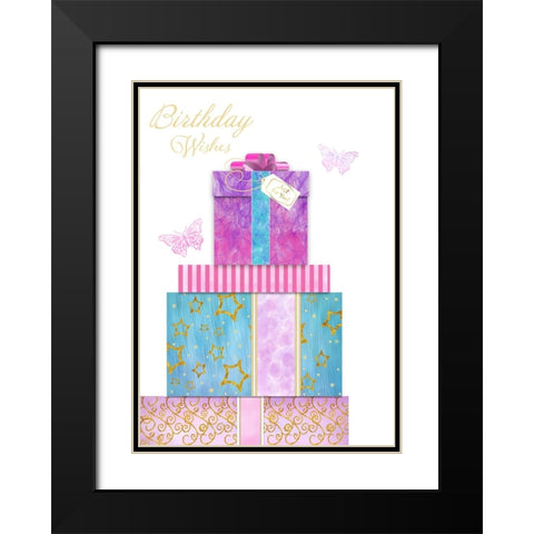 Card Design 1_A Black Modern Wood Framed Art Print with Double Matting by LightBoxJournal