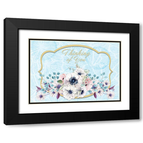 Card Design 2_B2 Black Modern Wood Framed Art Print with Double Matting by LightBoxJournal