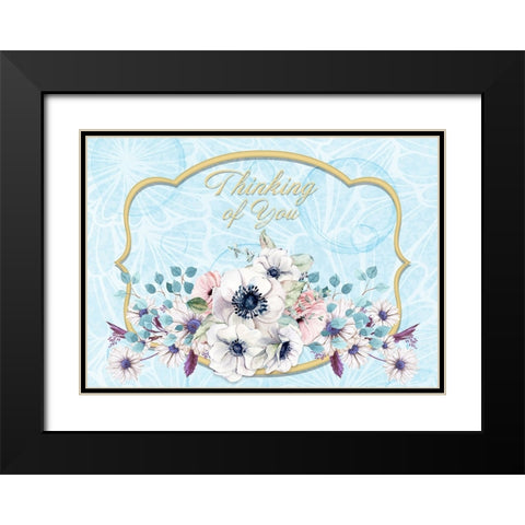 Card Design 2_B2 Black Modern Wood Framed Art Print with Double Matting by LightBoxJournal