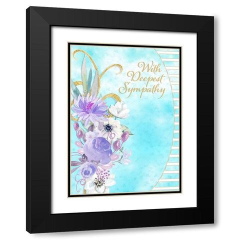 Card Design 4A_3 Black Modern Wood Framed Art Print with Double Matting by LightBoxJournal