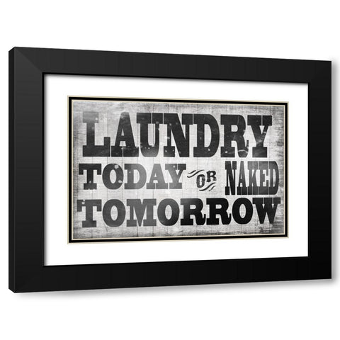 Mudroom 33 Black Modern Wood Framed Art Print with Double Matting by LightBoxJournal