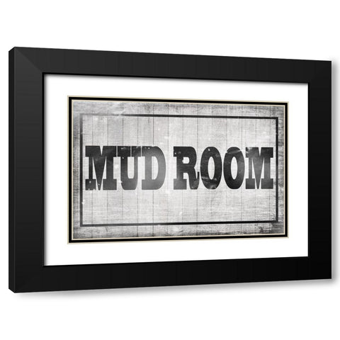Mudroom 34 Black Modern Wood Framed Art Print with Double Matting by LightBoxJournal