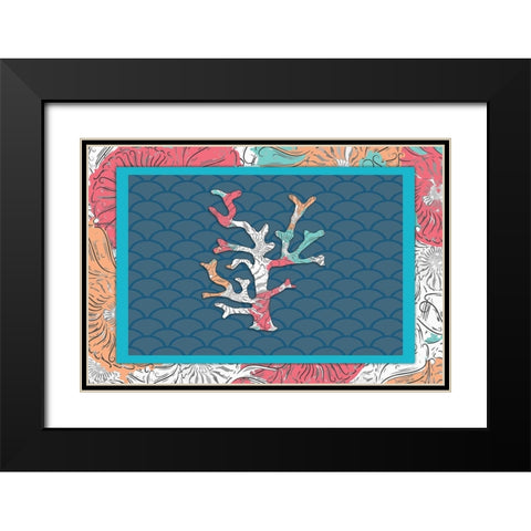Sea Side BoHo 7 Black Modern Wood Framed Art Print with Double Matting by LightBoxJournal