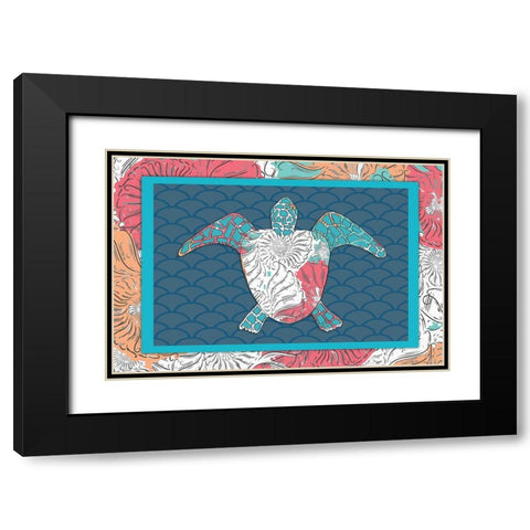 Sea Side BoHo 8 Black Modern Wood Framed Art Print with Double Matting by LightBoxJournal
