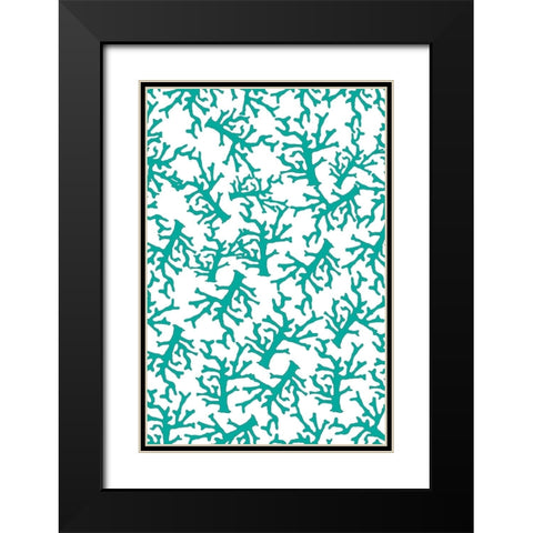 Sea Side Gypsy_Pattern 1 Black Modern Wood Framed Art Print with Double Matting by LightBoxJournal