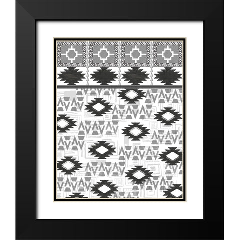 SouthWest Style 1 Black Modern Wood Framed Art Print with Double Matting by LightBoxJournal