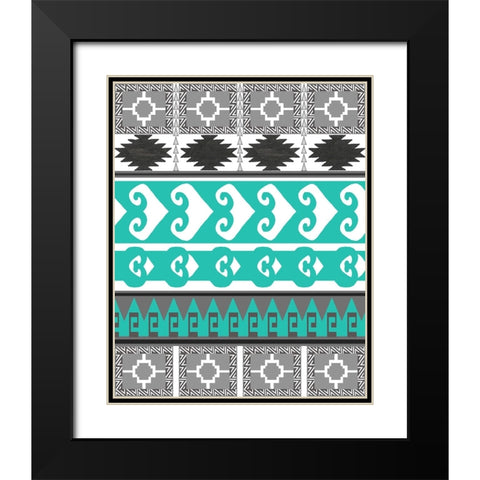 SouthWest Style 2 Black Modern Wood Framed Art Print with Double Matting by LightBoxJournal