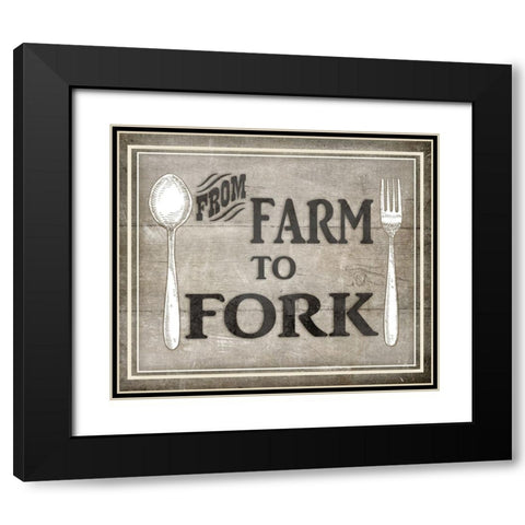 Farm to Fork BK Black Modern Wood Framed Art Print with Double Matting by LightBoxJournal