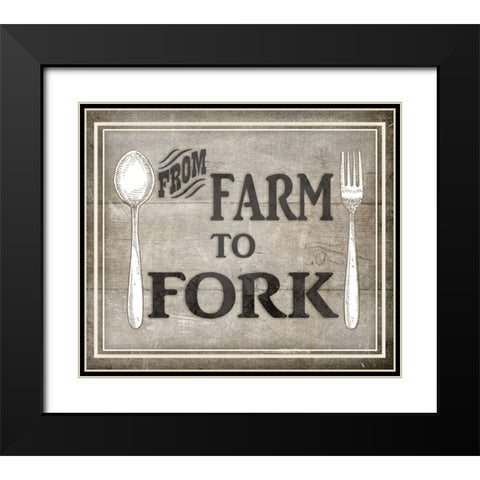 Farm to Fork BK Black Modern Wood Framed Art Print with Double Matting by LightBoxJournal
