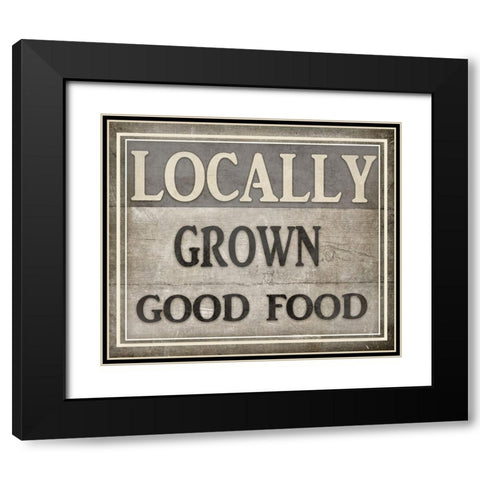 Locally Grown Black Modern Wood Framed Art Print with Double Matting by LightBoxJournal