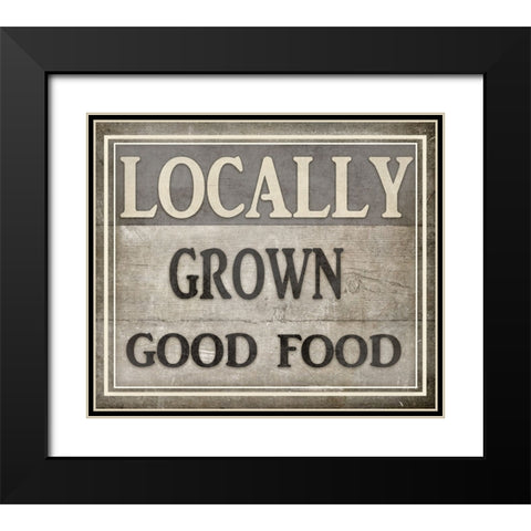 Locally Grown Black Modern Wood Framed Art Print with Double Matting by LightBoxJournal