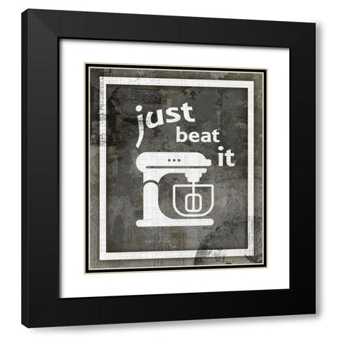 Farm Sign_Beat it Black Modern Wood Framed Art Print with Double Matting by LightBoxJournal