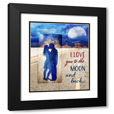 LoveSigns_V3 Black Modern Wood Framed Art Print with Double Matting by LightBoxJournal