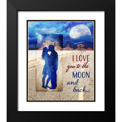 LoveSigns_V3 Black Modern Wood Framed Art Print with Double Matting by LightBoxJournal