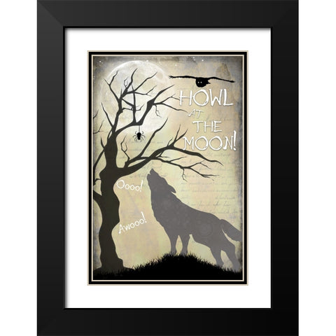 Say Boo 04 Black Modern Wood Framed Art Print with Double Matting by LightBoxJournal