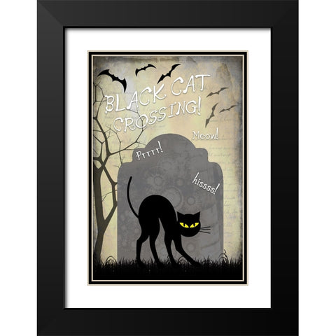 Say Boo 07 Black Modern Wood Framed Art Print with Double Matting by LightBoxJournal