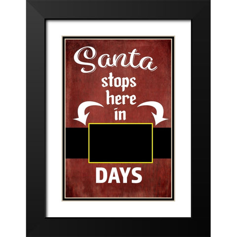 25 Days TilChristmas 05 Black Modern Wood Framed Art Print with Double Matting by LightBoxJournal