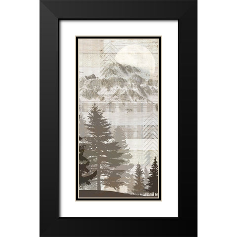 Blue Bear Lodge Sign 016 Black Modern Wood Framed Art Print with Double Matting by LightBoxJournal